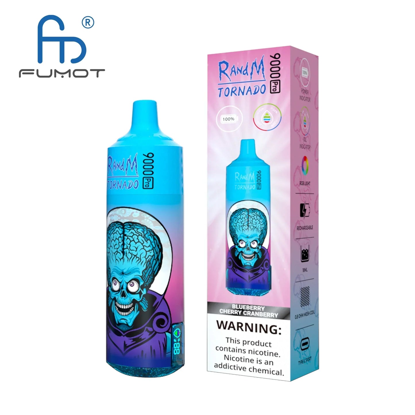 Fumot RandM Tornado 9000 Pro Disposable Vape