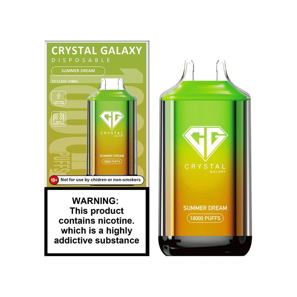 Crystal Galaxy 18000 Puffs Disposable Vape