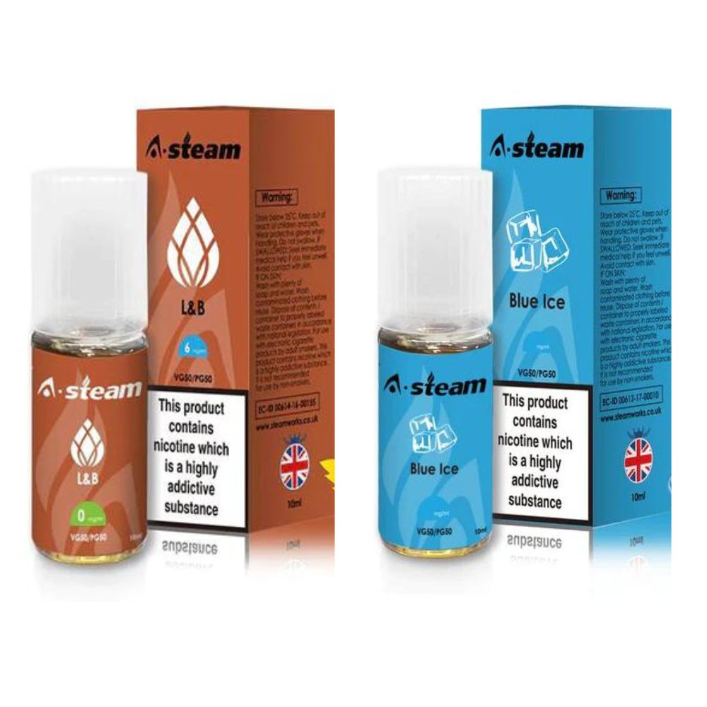 A-Steam 10ml E-Liquid - Pack of 10