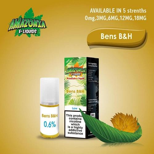 Amazonia 10ml E-Liquid 50/50 | All Flavours - Pack of 10