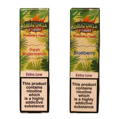 Amazonia 10ml E-Liquid 50/50 | All Flavours - Pack of 10