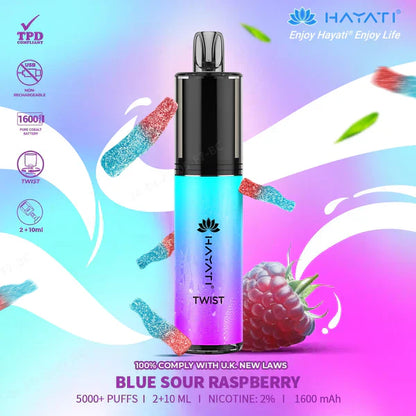 Hayati Twist 5000 Legal Puffs Disposable Vape Pod Kit