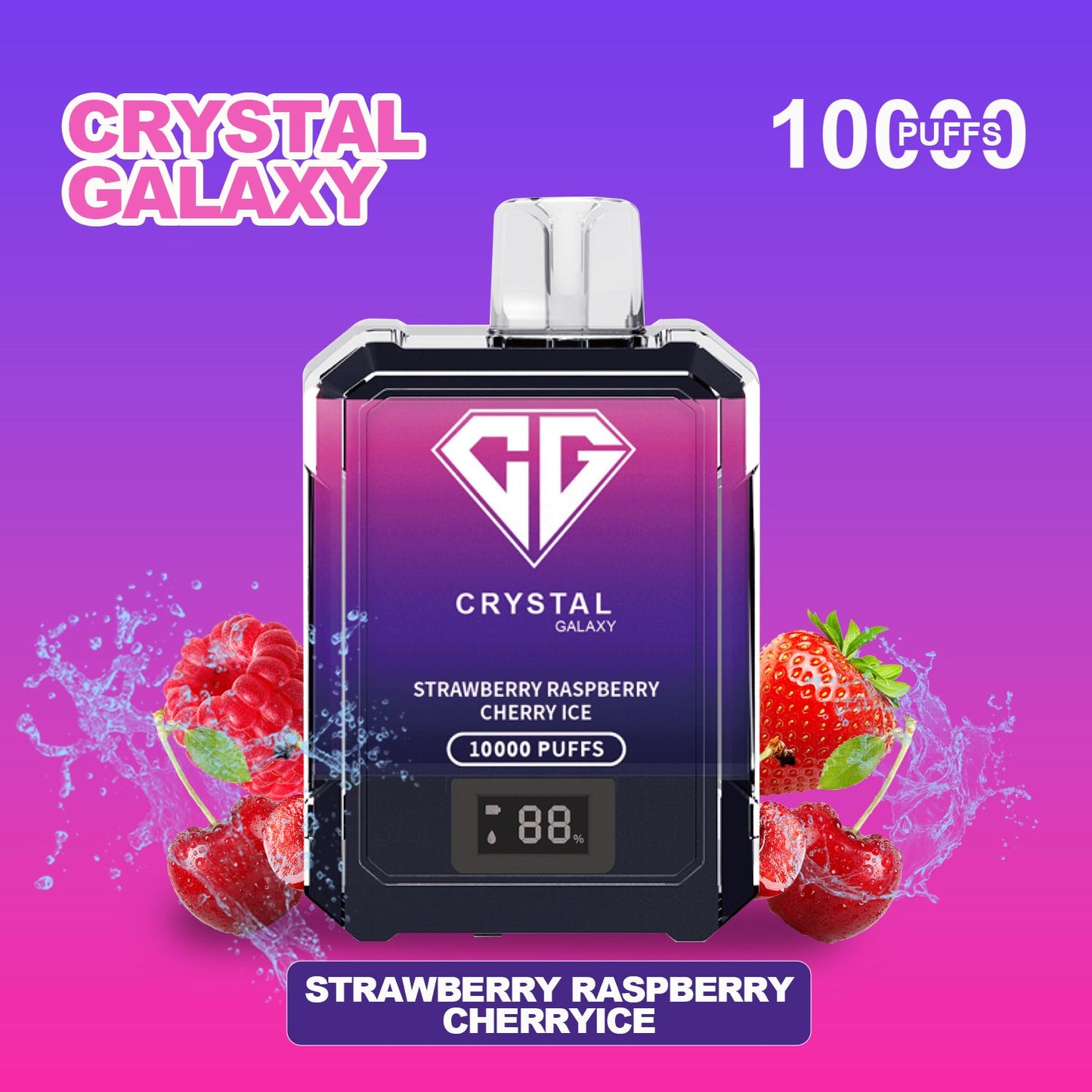 Crystal Galaxy 10000 Puffs Disposable Vape Pack of 10