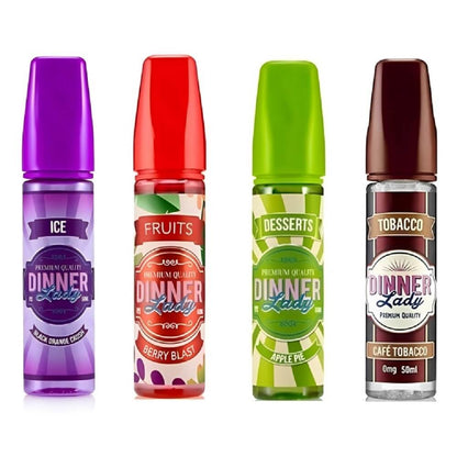 Dinner Lady All Ranges Shortfill E-Liquid 50ml