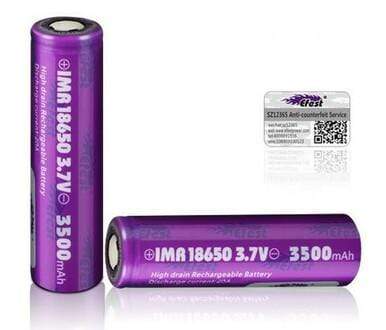 Efest IMR 18650 3000mAh 35A flat top battery