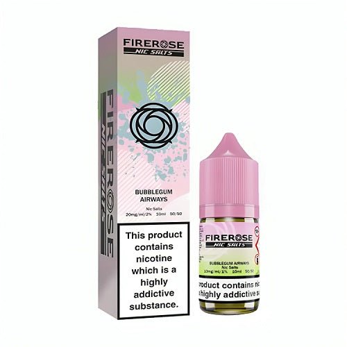 Firerose 5000 10ml Nic Salt E-Liquid - Pack of 10