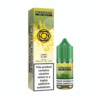 Firerose 5000 10ml Nic Salt E-Liquid - Pack of 10