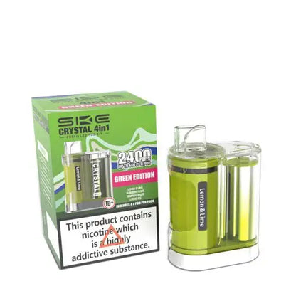 SKE Crystal 4in1 Prefilled Pod Vape Kit - Box of 5