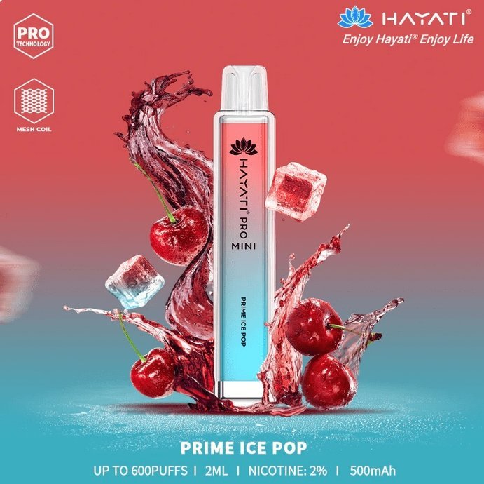 Hayati Crystal Pro Mini 600 Disposable Vape Puff Bar Pod