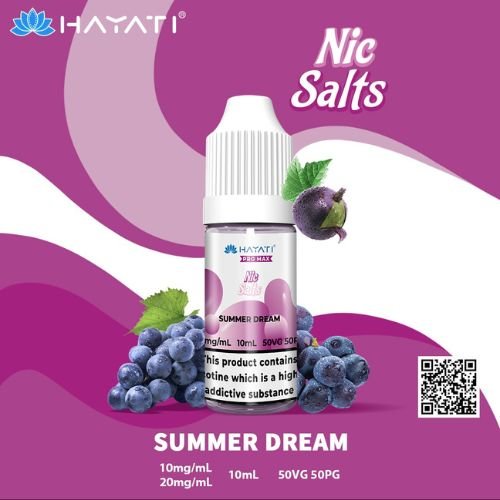 Hayati Pro Max 10ml Nic Salt E-Liquid - Pack of 10