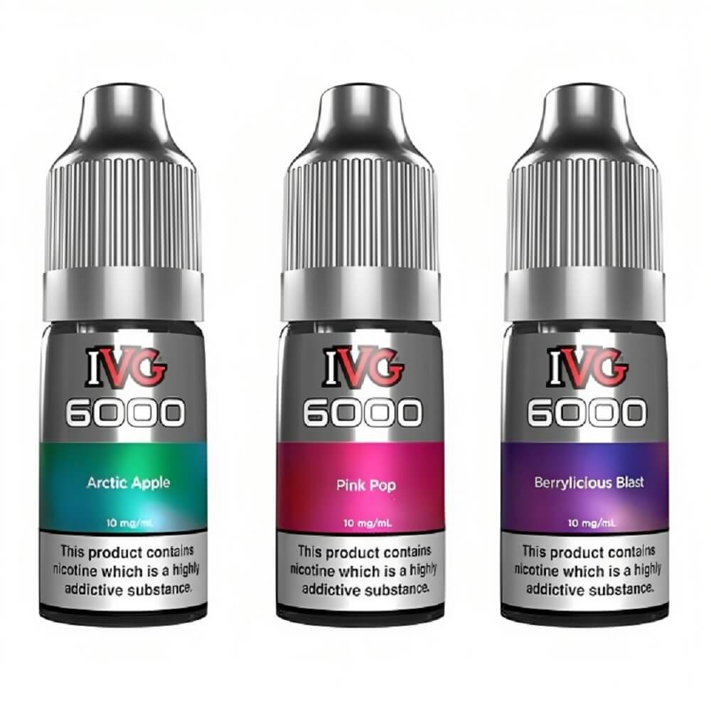 IVG 6000 10ml E-Liquid - Pack of 10