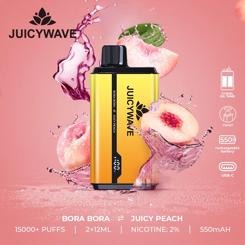 Juicy wave 15000 Disposable Puff Pod Device - 20 MG - Box of 10