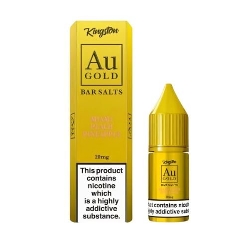 Kingston Au Gold Nic Salts E-Liquid - Pack of 10