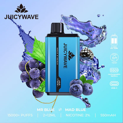 Juicy wave 15000 Disposable Puff Pod Device - 20 MG