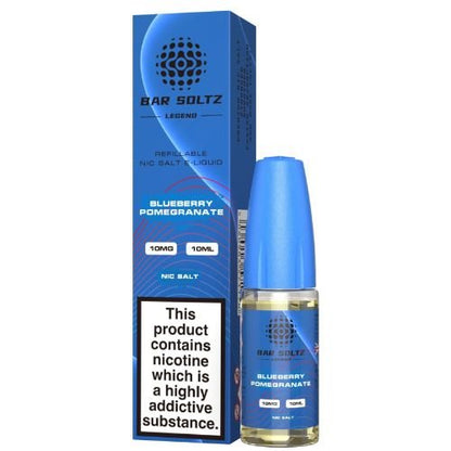 Pack of 10 Bar Soltz 10ml Nic Salt E-Liquid