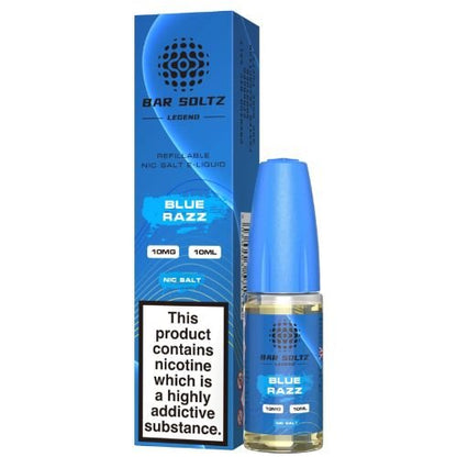 Pack of 10 Bar Soltz 10ml Nic Salt E-Liquid