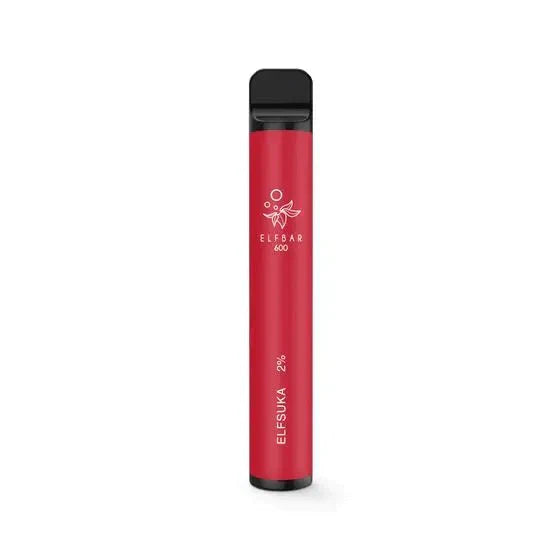 Elf Bar 600 Puff Disposable Vape Device Box Of 10 2%