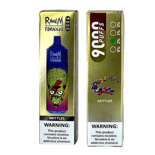 R&M Tornado  9000 Disposable Vape Pod Device Box of 10