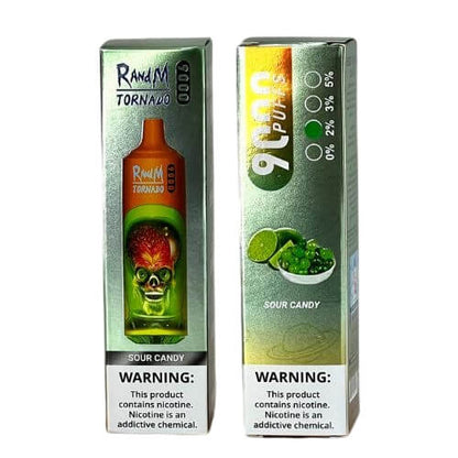 R&M Tornado  9000 Disposable Vape Pod Device Box of 10