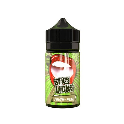 Six Licks Shortfill 50ml E-Liquid - All Ranges