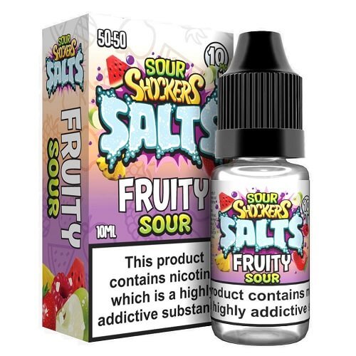 Sour Shockers Nic Salt 10ml E-Liquid - Pack of 5