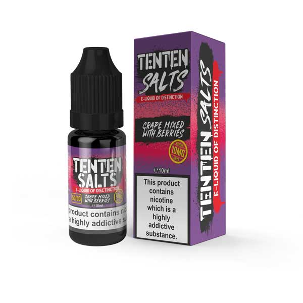 Tenten 10ml Nic Salt E-liquid - Pack of 10