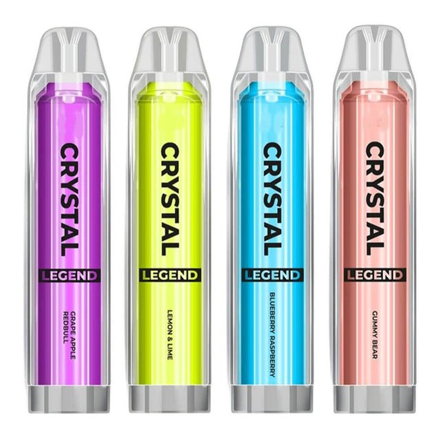 The Crystal Legend 4000 Disposable Vape Pod Puff Device