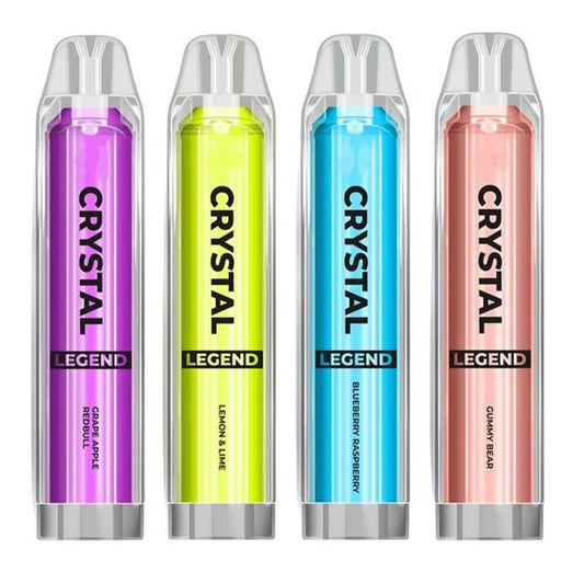 The Crystal Legend 4000 Disposable Vape Pod Puff Device