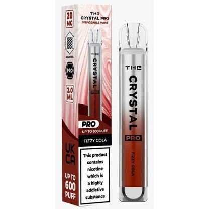 The Crystal Pro Bar 600 Disposable Vape Puff Pod Device