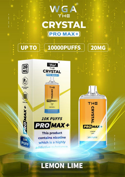 Crystal Pro Max + 10000 BOX OF 10 WGA | 40+ Flavours