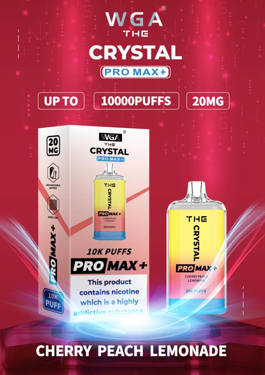 Crystal Pro Max + 10000 BOX OF 10 WGA | 40+ Flavours