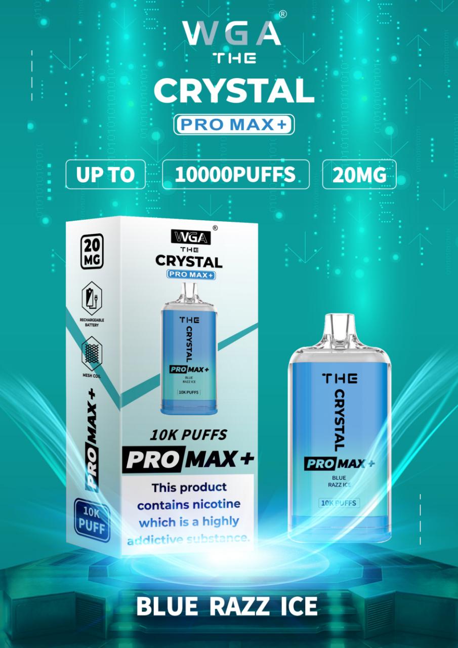 The Crystal Pro Max + 10000 Puffs Disposable Vape