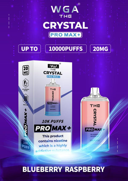 The Crystal Pro Max + 10000 Puffs Disposable Vape