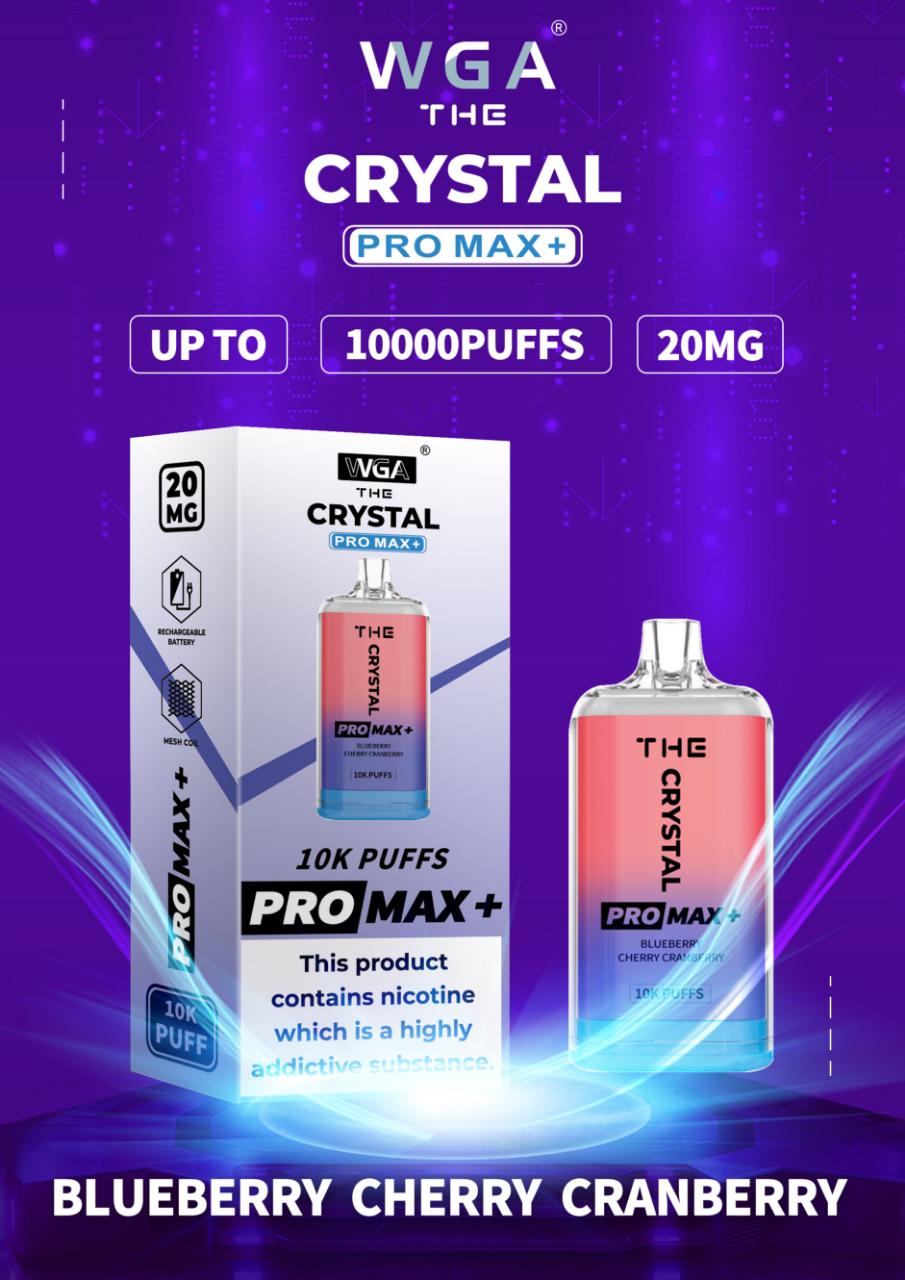 Crystal Pro Max + 10000 BOX OF 10 WGA | 40+ Flavours