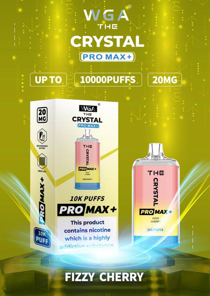 Crystal Pro Max + 10000 BOX OF 10 WGA | 40+ Flavours