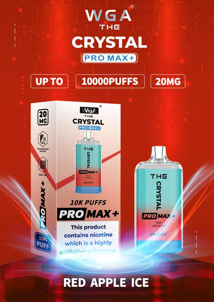 Crystal Pro Max + 10000 BOX OF 10 WGA | 40+ Flavours