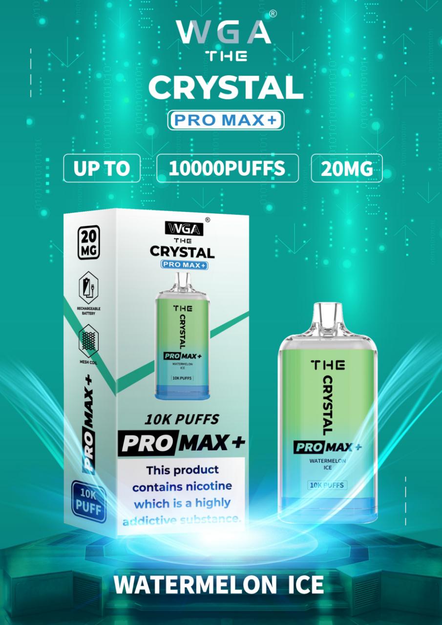 The Crystal Pro Max + 10000 Puffs Disposable Vape