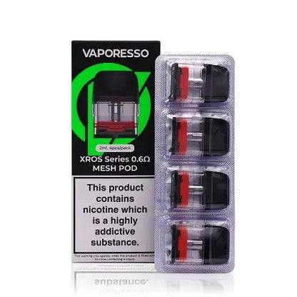 Vaporesso XROS Replacement Pod - Pack of 4