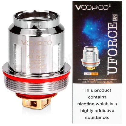 Voopoo UFORCE U2 Dual Coil – 0.4Ω (40 – 80W) – 5 Pack