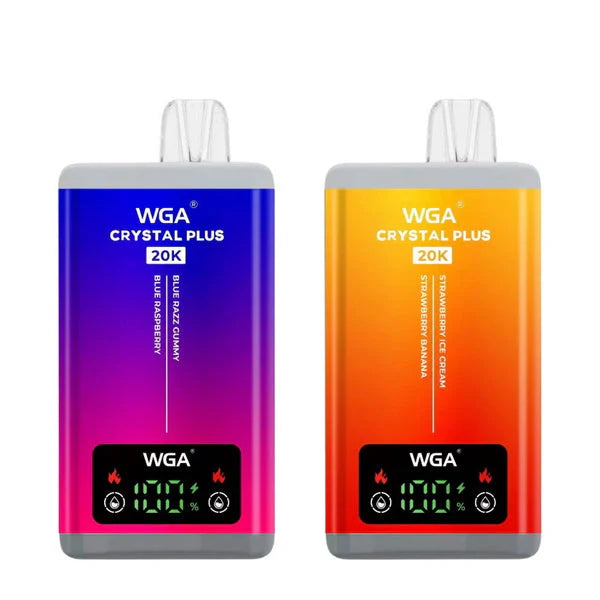 WGA Crystal Plus 20000 Disposable Vape Kit 2-in-1 -Box of 10