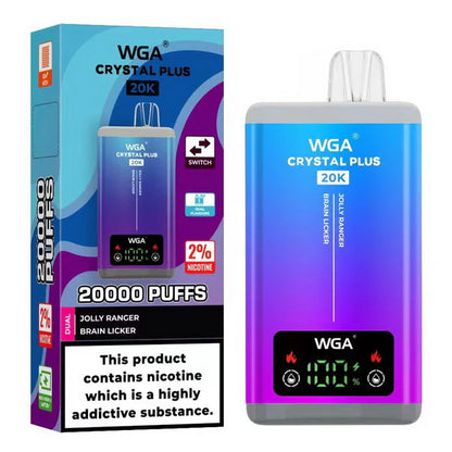 WGA Crystal Plus 20000 Disposable Vape Kit 2-in-1 -Box of 10