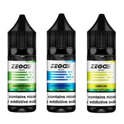 Zego Nic Salt 10ml E-Liquid Pack of 10